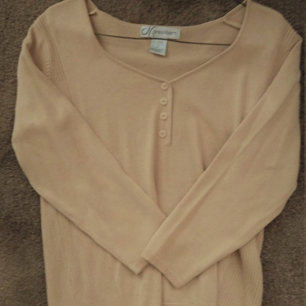 DRESS BARN  KNIT PULLOVER  SMALL 55% ACRYLIC 45% COTTON